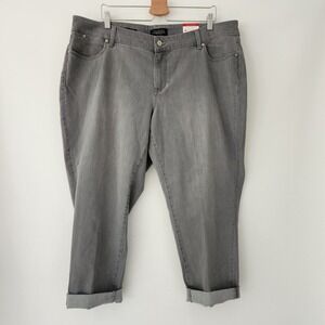 Talbots Flawless Boyfriend cropped jeans womens size 18WP 18W Petite